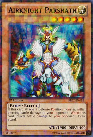 Yu-Gi-Oh! - Airknight Parshath (BP02-EN016) - Battle Pack 2: War of the Giants - 1st Edition - Mosaic Rare