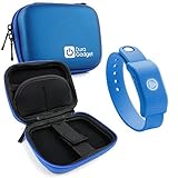 DURAGADGET Blue Hard EVA Shell Case with Carabiner Clip & Twin Zips - Compatible with The SoundMoovz Musical Bandz