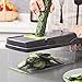 Vegetable Chopper, Adjustable 12 in 1 Vegetable Slicer and Chopper, Multi-Functional Veggie Cutter, Onion Chopper with Water Filter Basket and Large Container for Vegetable Cheese Fruit