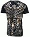 Konflict NWT Men's Knights Templar V-Neck Graphic Designer MMA Muscle T-Shirt! Black