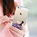 LeYi for iPhone 5S Case,iPhone 5 / iPhone SE Case with HD Screen Protector for Girls Women, Cute Shiny Glitter Liquid Clear TPU Protective Case for iPhone 5S / 5 / SE Purple