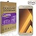 Zeking [2-Pack] Samsung Galaxy A5(2017) Tempered Glass Screen Protector 9H Hardness Case Friendly [Anti Scratch][Anti-Fingerprint] Bubble Free