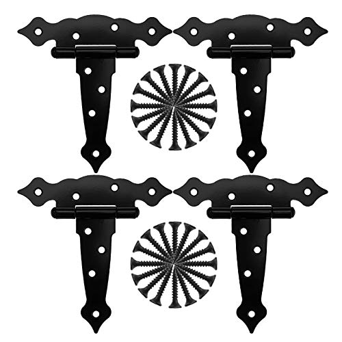 Heavy Duty 4 Pack Strap Hinges Shed Door Hinges Barn Door Hinges Gate