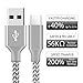 USB Type C Cable, USB C Cable 3Pack 3FT Nylon Braided USB A to USB C Charger Cable Fast Charging Cord for Samsung Galaxy S9 Note8 S8 Plus, LG G6 G5 V20, Moto Z2, Google Pixel, New Macbook and More
