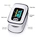 MeasuPro Instant Read Digital Pulse Oximeter, Oxygen Sensor and Pulse Rate Monitor with Alarm Setting, Color OLED Display and Carry Case, CE