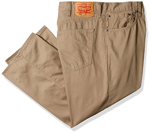 Levi's Men's Big and Tall Big & Tall 559 Relaxed Straight Fit Pant, Timberwolf/slub Twill, 48W x 28L