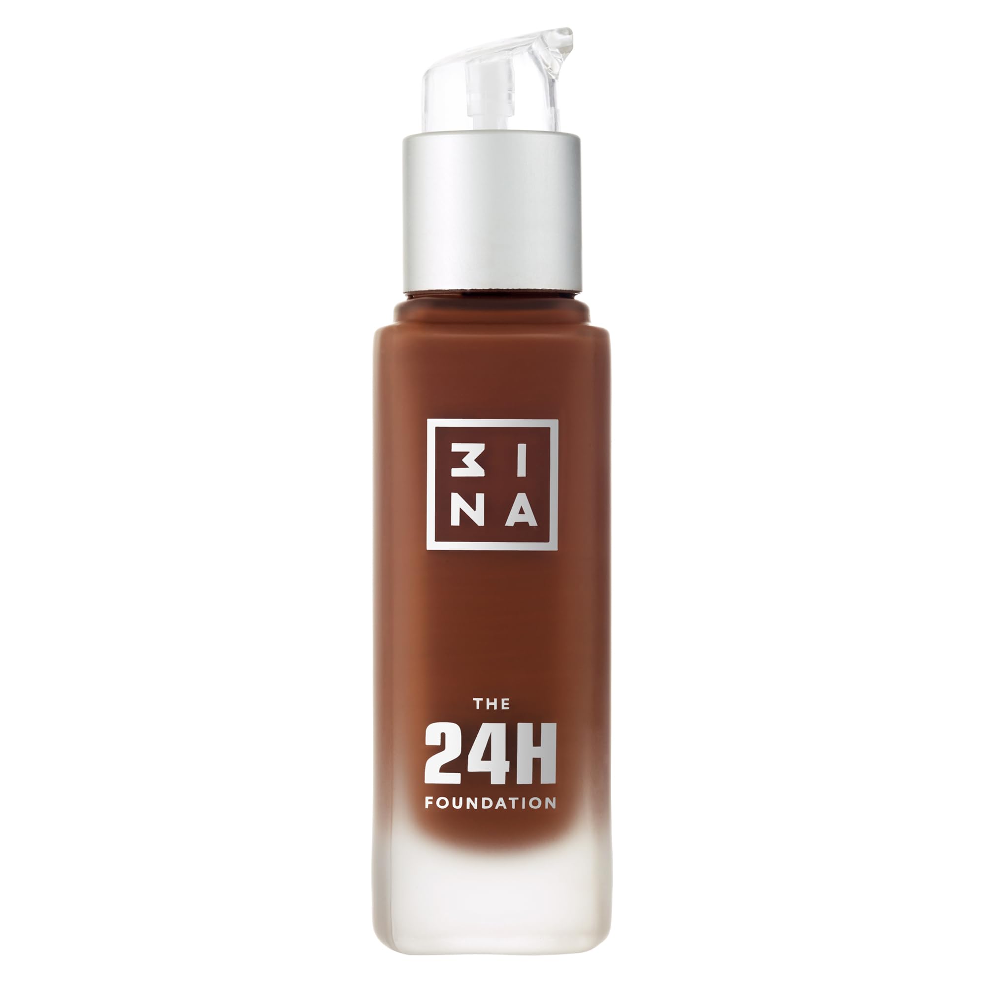 3INA MAKEUP - The 24h Foundation 678 - Utra dark brown Foundation Neutral Undertone - 24H Waterproof Liquid Foundation Full Coverage - Matte Foundation for Flawless Skin - Vegan - Cruelty Free
