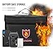 Fireproof Money & Document Bag, MoKo Fire & Water Resistant Large Cash & Envelope Holder with Handle, Protect Your Valuables, Documents, Money, Jewelry, Zipper Closure for Maximum Protection, Black
