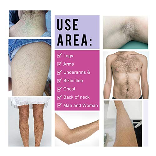 NedolQ's 100% Natural Painless Permanent Depilatory Cream Soft Skin Hair Removal Ointment for Axillary Hair Legs Feet Hair and Thighs (Color) - Thumbnail 2