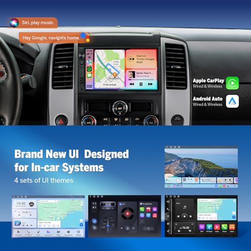 Eonon 7 pouces Android 13 2Din 6+64 Go 4G GPS CarPlay Android Auto Mise en miroir d'écran Écran partagé Charge rapide BT WiFi Bouton de volume Unité principale avec caméra de recul Autoradio UX6S