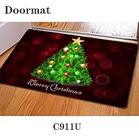 Bigcardesigns Old Fashion Christmas Design Indoor Floor Mats for Living Room