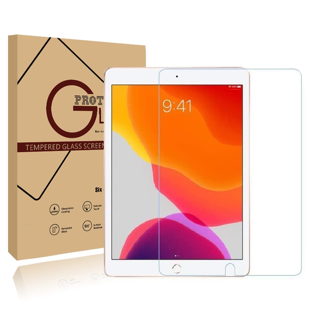 FINDING CASE Screen Protector for iPad Air 4 10.9-Inch, iPad Pro 11-Inch All Models, Face ID Compatible, Tempered Glass Film [Bubble-Free][Ultra Clear] [Anti Scratch]