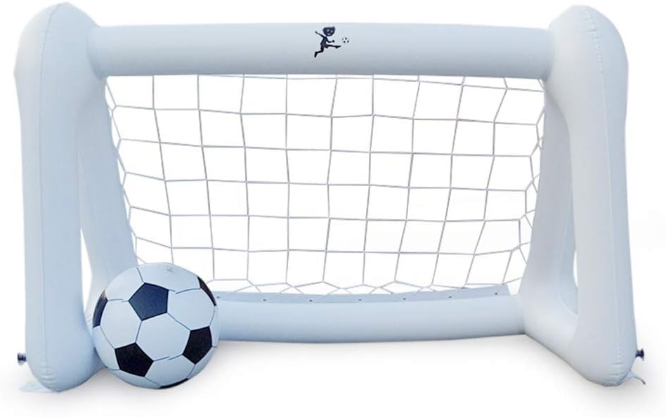 Xueliee Inflatable Soccer Goal PVC Footable Net for Parents Children Playing