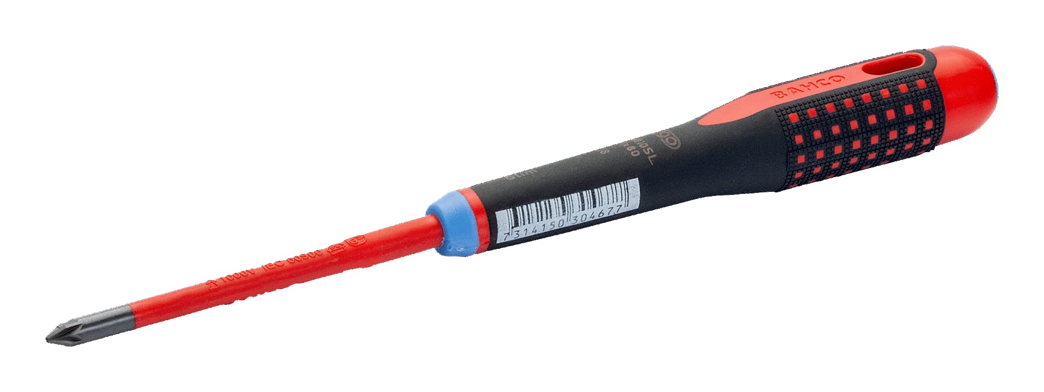 Ergo™ Slim VDE Insulated Pozidriv Screwdriver PZ1 x 80mm