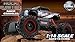 Large Rock Crawler RC Car (12 Inches Long) – 4x4 Remote Control Car For Kids (Red) – Everything Included (Even Batteries) – 1/14 Rock Master Rock Crawler with 2.4Ghz Controller By ThinkGizmos
