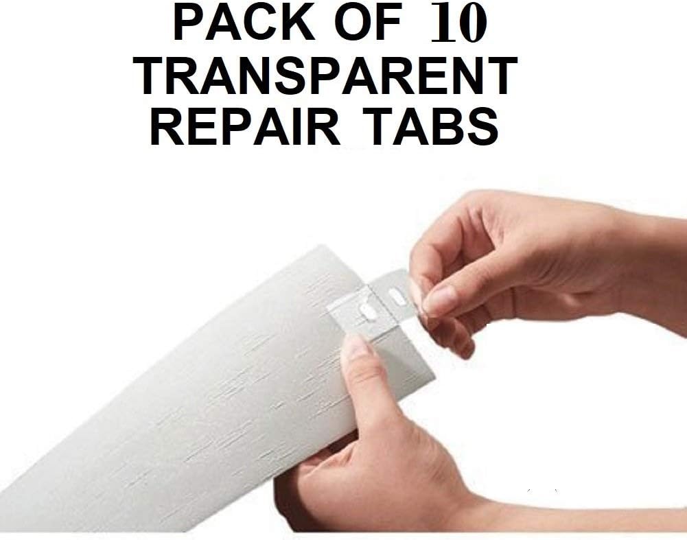 Vertical Blind Repair Tabs, 10 Tabs: Home & Kitchen