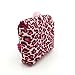 Aligle Little Girl Beauty Set Plush Flower Handbag + 2 Hair Clip + Necklace and Bracelet (Leopard)