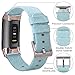 EZCO Bands Compatible with Fitbit Charge 4 / Charge 3 / Charge 3 SE, Woven Fabric Breathable Watch Strap Quick Release Replacement Wristband Accessories Man Woven for Charge 3 4 Fitness Smart Watch