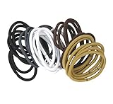 Goody Ouchless No Metal Elastics, 4mm Java Bean (150-Count)