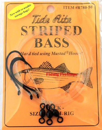 UPC 050209033170, Tide Rite 5/0 Black Hook Striped Bass EEL Rig - 3 Pack