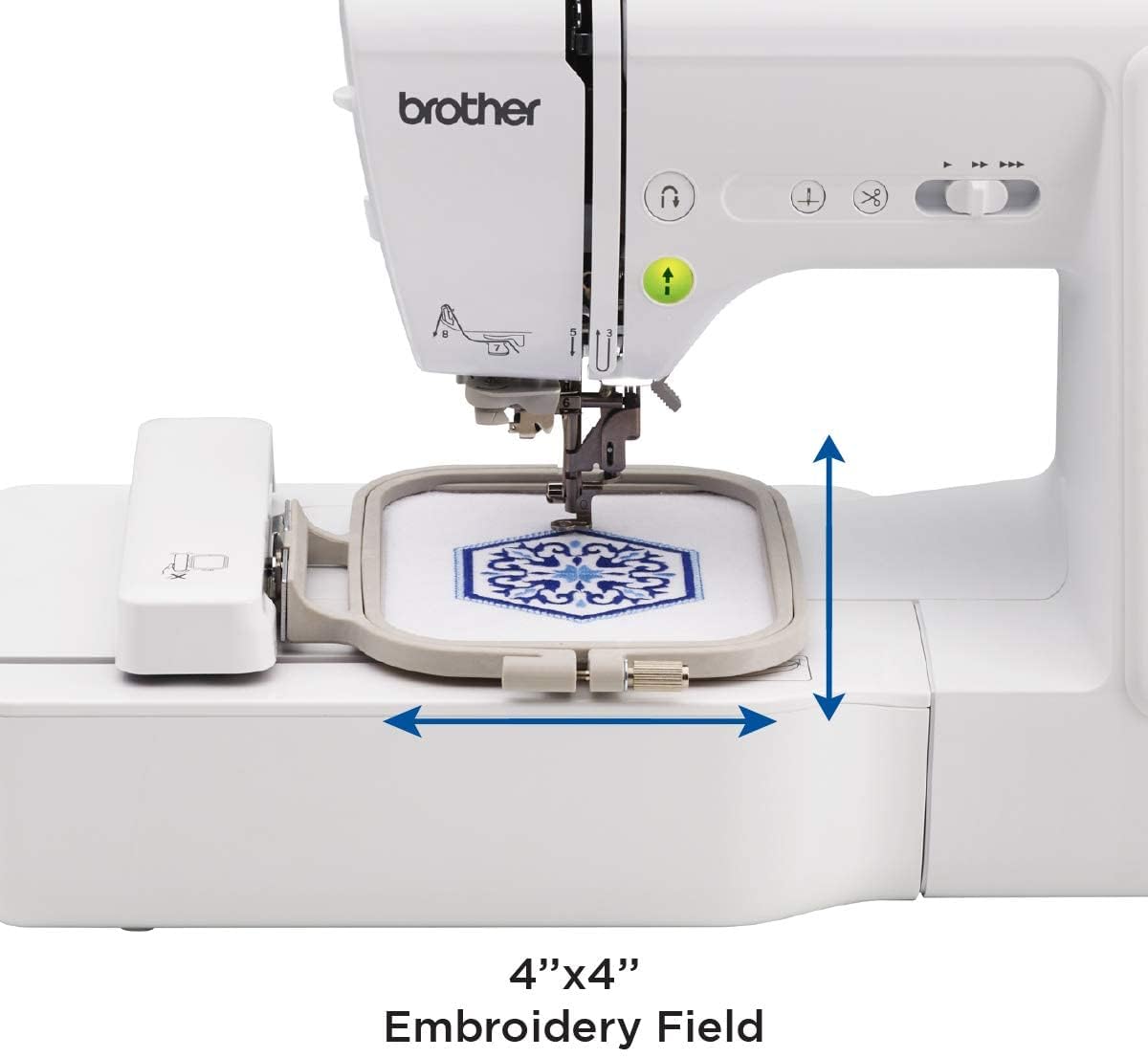 Brother SE600 Sewing and Embroidery Machine, 80 Designs, 103 Built-In Stitches, Computerized, 4