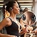 Bluetooth Headphones, Wireless Headset, Stereo Over Ear Wireless Headphones for Sports, V4.1 Neckband Bluetooth Earbuds 3 in 1(Bluetooth, FM Radio, TF Card Playing 32 GB) (Black)