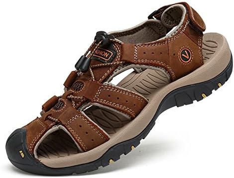 Athletic Sport Sandals Outdoor Men Summer Fisherman Beach Leather Casual Shoes Breathable Strap Hiking Walking