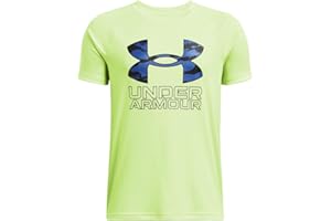 Under Armour Boys Tech Hybrid Print Short Sleeve T Shirt