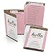 Hello Little One Girl - Pink and Gold - Baby Shower Games Pack – 5 Games in 1 - Fabulous 5 - Set of 12