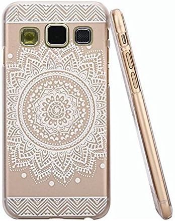 G360 Case, Galaxy Core Prime Case, Silverback(TM) ULTRA SLIM Paisley Flower Hard Plastic Clear Case Skin Cover for Samsung Galaxy Core Prime G360 (Henna Full Mandala Floral)