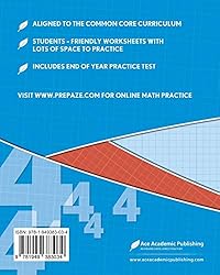 4th grade Math Workbook: CommonCore Math Workbook