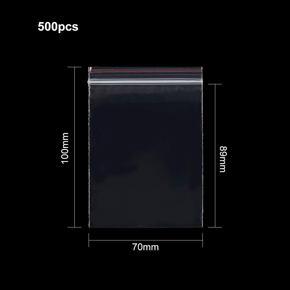 KRUM - 50 Sacchetti Trasparenti Autoadesivi In BOPP Per Abbigliamento - Dimensioni 35x45 Cm - Per Camicie, Sari, Vestiti - Impermeabili E Resistenti