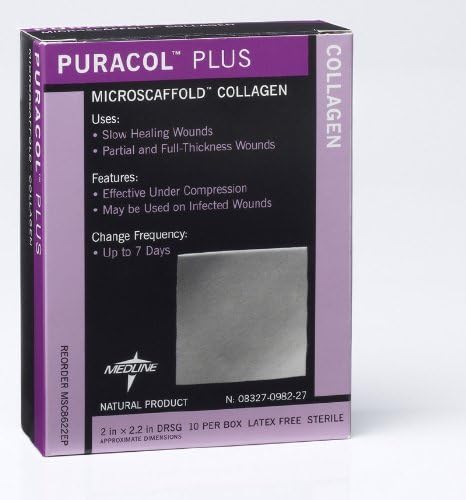 Puracol Plus Collagen Dressings ( DRESSING, COLLAGEN, PURACOL PLUS, 4X4" ) 10 Each / box