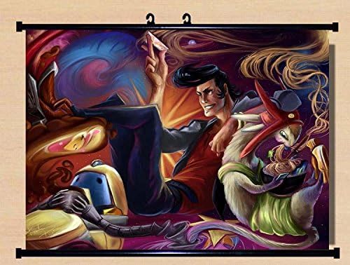 Home Decor Anime Space☆Dandy Wall Scroll Poster Fabric Painting 22 x 16 Inches -05