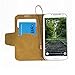 S4 Case, SAVFY Samsung Galaxy S4 Wallet case, Flip Folio [Kickstand Feature] PU Leather Wallet Case with ID&Credit Card Pockets for Samsung Galaxy S4 I9500, (Brown)