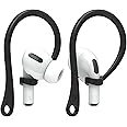 elago Ear Hooks Designed for AirPods Pro, 4 & 3 & 2 & 1, Earbuds Accessories, Anti-Slip, Ergonomic Design, Comfortable Fit (Black) [US Patent Registered]