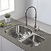 Kraus KPF-1612SS Single Lever Pull Down Kitchen Faucet in Stainless Steel