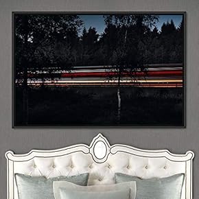 signwin Framed Canvas Wall Art Light Exposure Colorful...