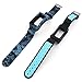 YANRAN Silicone Bracelet Replacement Band for Samsung Galaxy Gear Fit2 Wristband (Blue cam)