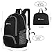 Miracol Lightweight Packable Backpack, Foldable & Durable Hiking Daypack, Perfect for Outdoor Hiking Trekking Traveling Camping, 30L, Black