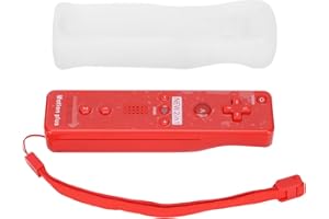 Motion Plus Remote Controller, Vibration Function Motion Plus Remote Controller for Wii for Wii U (Red)