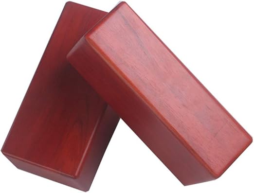 solid wood yoga blocks