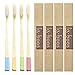 LaBoos Bulk Colorful Kids Bamboo Toothbrushes,Best Nature Manual Travel Toothbrush, New Extra Soft Compact Bristle Gum Toothbrush,Best Toothbrush For Gingivitis And Sensitive teeth (8 PCS)
