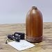 Bymie Real Wood Essential Oil Diffuser, Ultrasonic Aromatherapy Diffuser with LED Lighting, Adjustable Mist Mode & Waterless Auto Shut Off