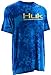 Huk Men's Kryptek Solid Short Sleeve Shirt, Royal, Large