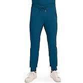Cherokee Mens Mid Rise Jogger Scrub Pants with Zipper Cargo Pocket 360 Stretch Moisture Wicking PROTX2 Fabric - CK004A