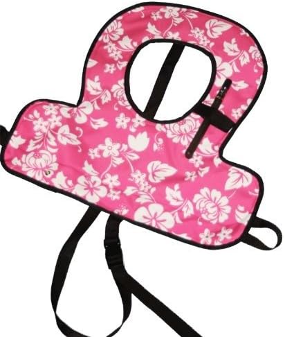 Pink Flower Printed Kids Snorkel Vest