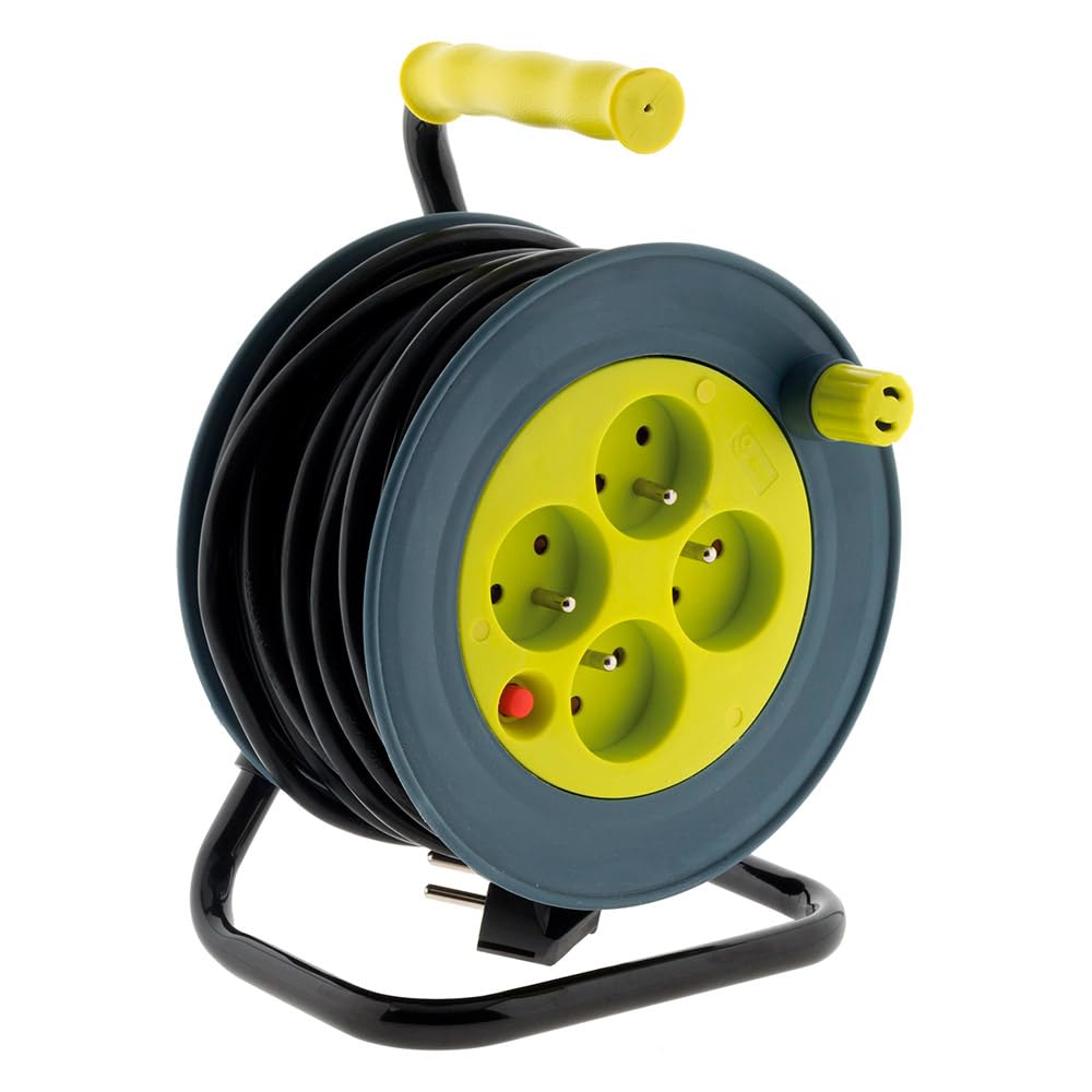 Zenitech Household reel 15m 3G1 mm² Anise