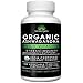 Organic Ashwagandha - Best Natural Adrenal Supplement for Fatigue, Calm Nerves and Anti-Anxiety Relief - Pure Anti-Stress Herb Root which Lowers Cortisol Levels - 400mg Easy Swallow 120 Veg-Caps
