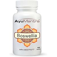 AyuMantra Boswellia (Shallaki) Tablet - 1000mg, 90 Tablet | Improves Natural Joint & Inflammation Support | Non-GMO, Vegan, G
